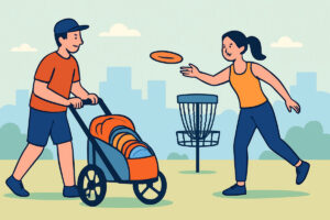 Frisbeegolfkärry – kenelle se on todella hyödyllinen